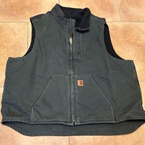 Carhartt Olive V33 Sherpa vest